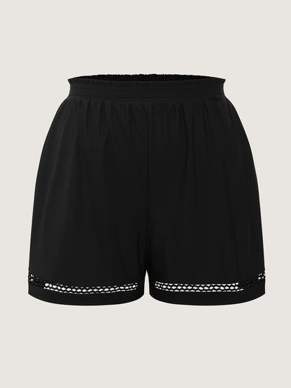 Cut-Out Side Pockets Swim Bottoms