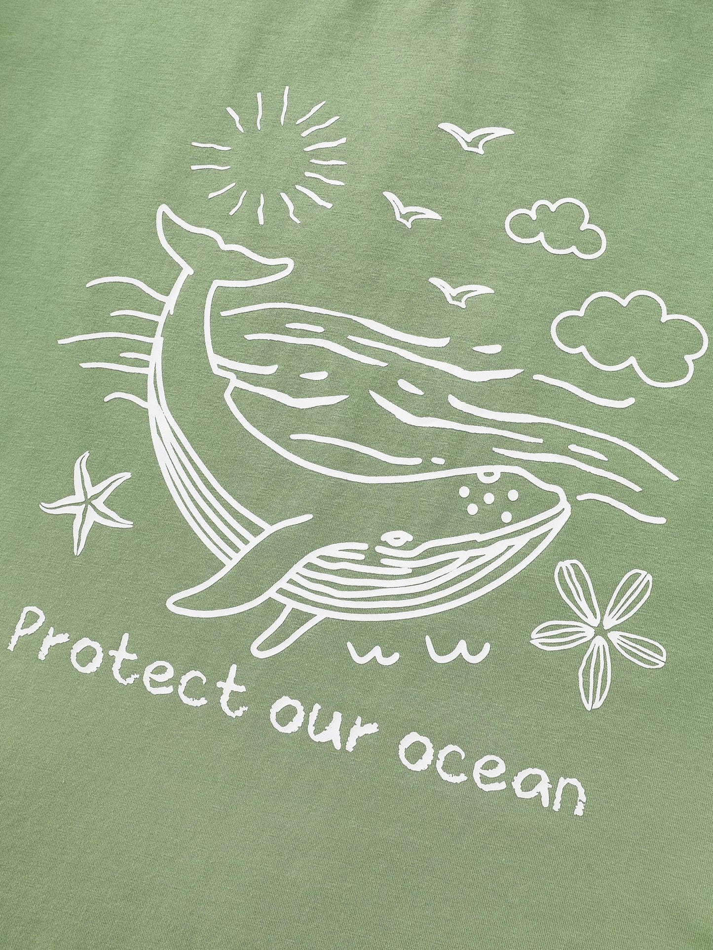 Cotton Ocean-Friendly Cotton Plain T-Shirt