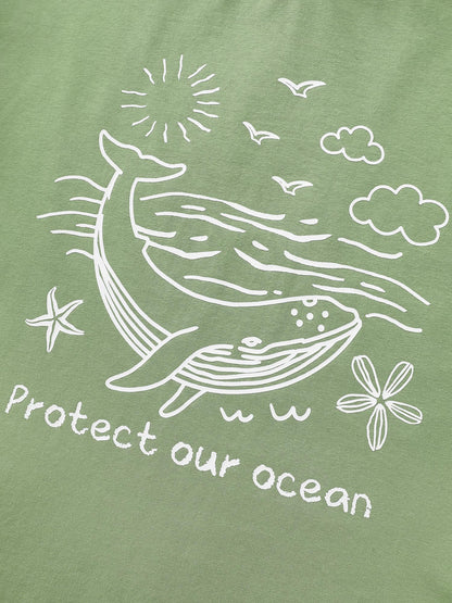 Cotton Ocean-Friendly Cotton Plain T-Shirt
