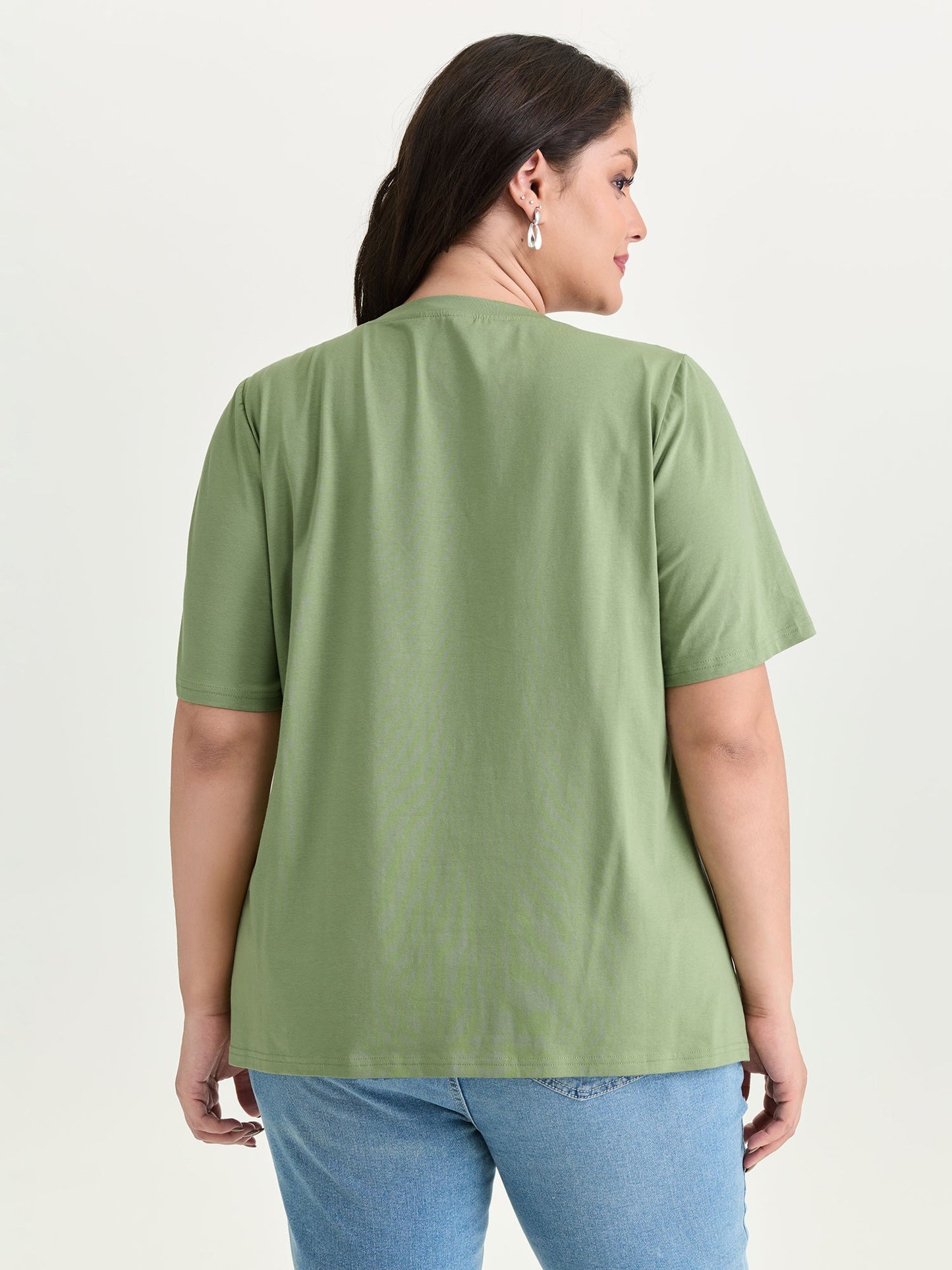 Cotton Ocean-Friendly Cotton Plain T-Shirt