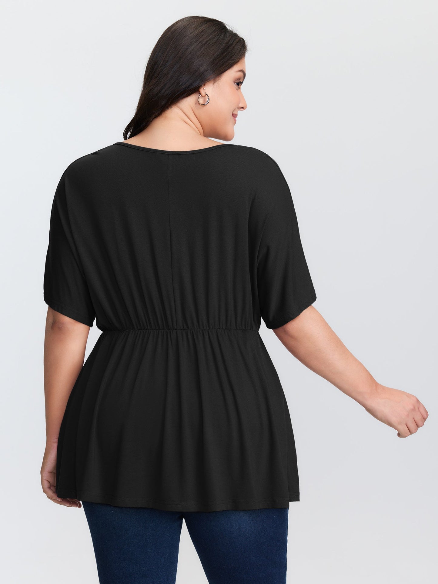 Supersoft Stretchy Surplice T-Shirt