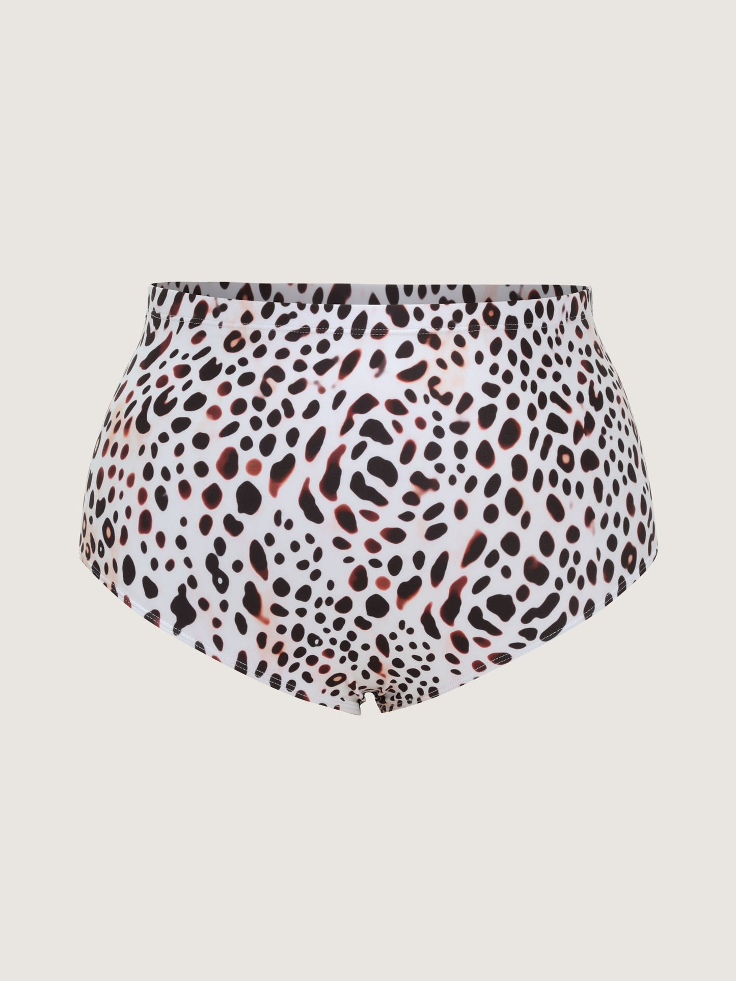 Leopard Print Hips Coverage Swim Dress