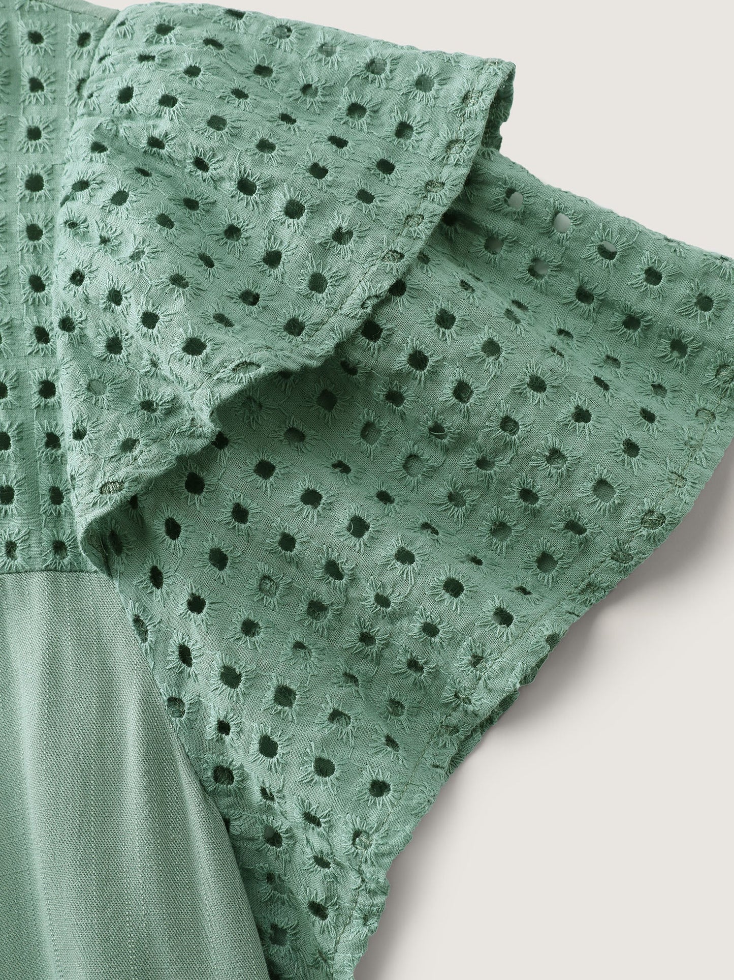Pure Cotton Layered Sleeve Flowy Blouse