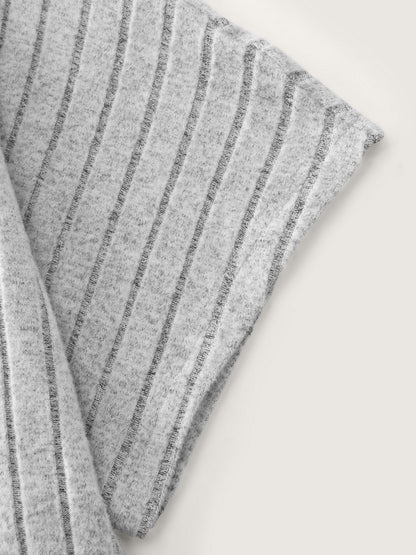 Stretchy-Fit Ribbed Texture Lounge Set