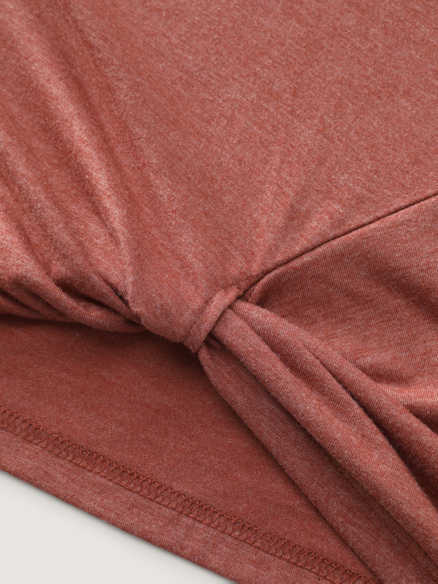 Supersoft Colorblock Twist Hem T-Shirt