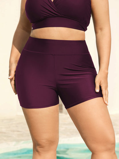 Sculpting Pockets Solid Swim Bottoms