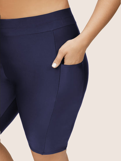 Super Stretchy Pocket Skinny-Fit Swim Bottom
