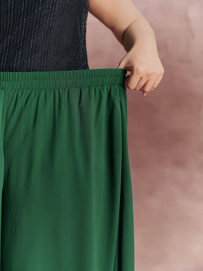 Flowy Lined Wide-Leg Pants