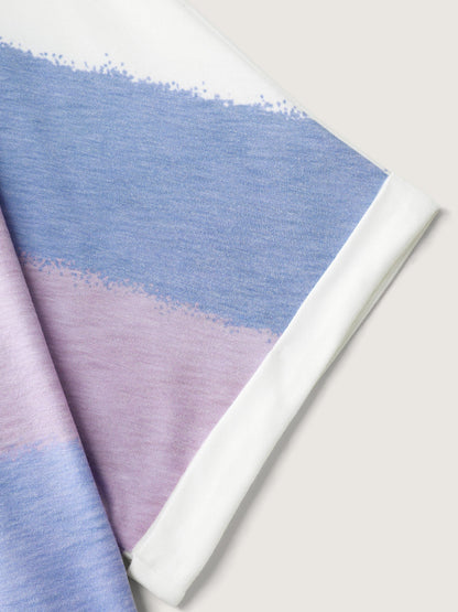 Multi-Color Supersoft Round Neck Knit Top