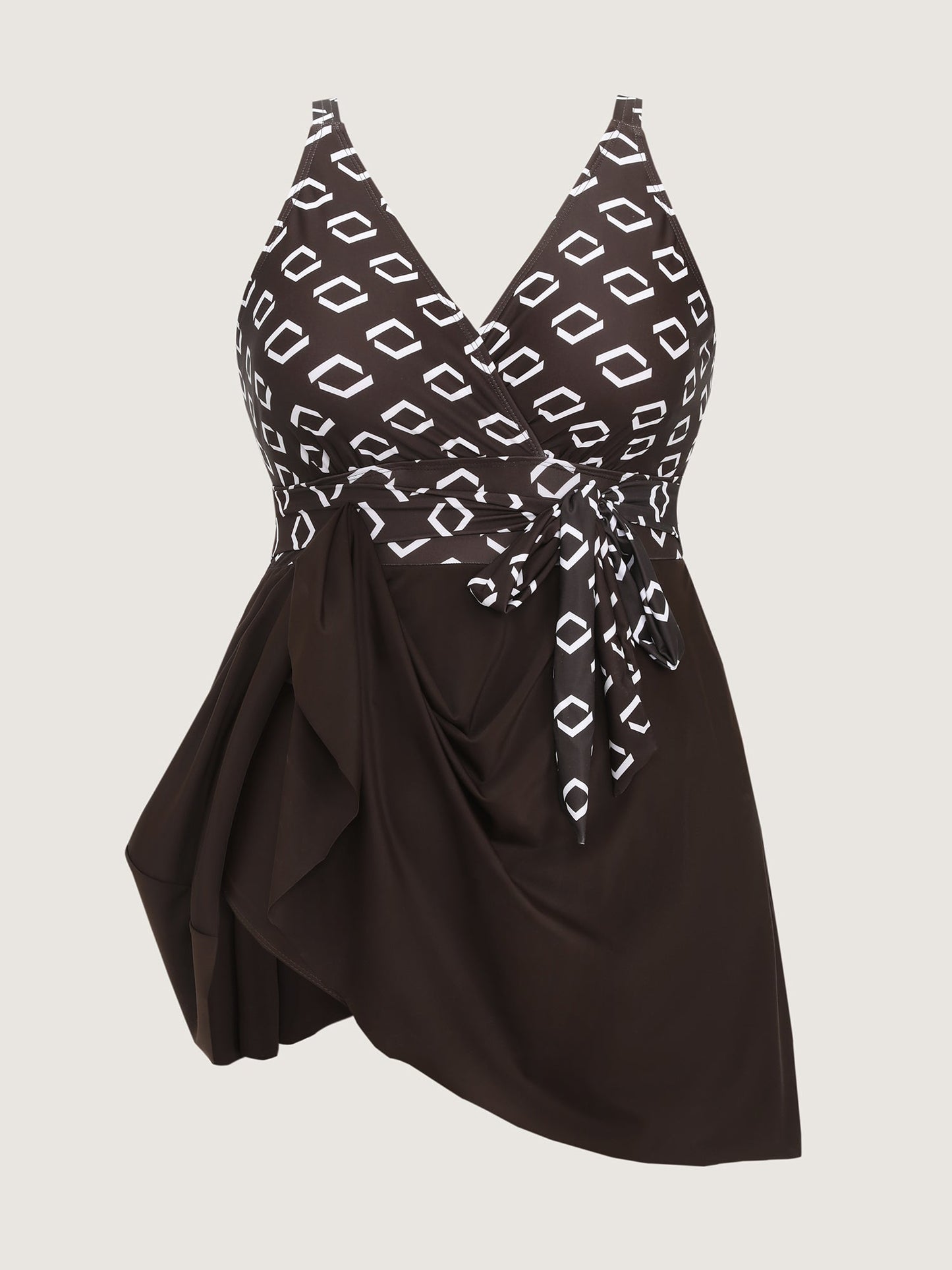 Fit-And-Flare Adjustable Swim Dress