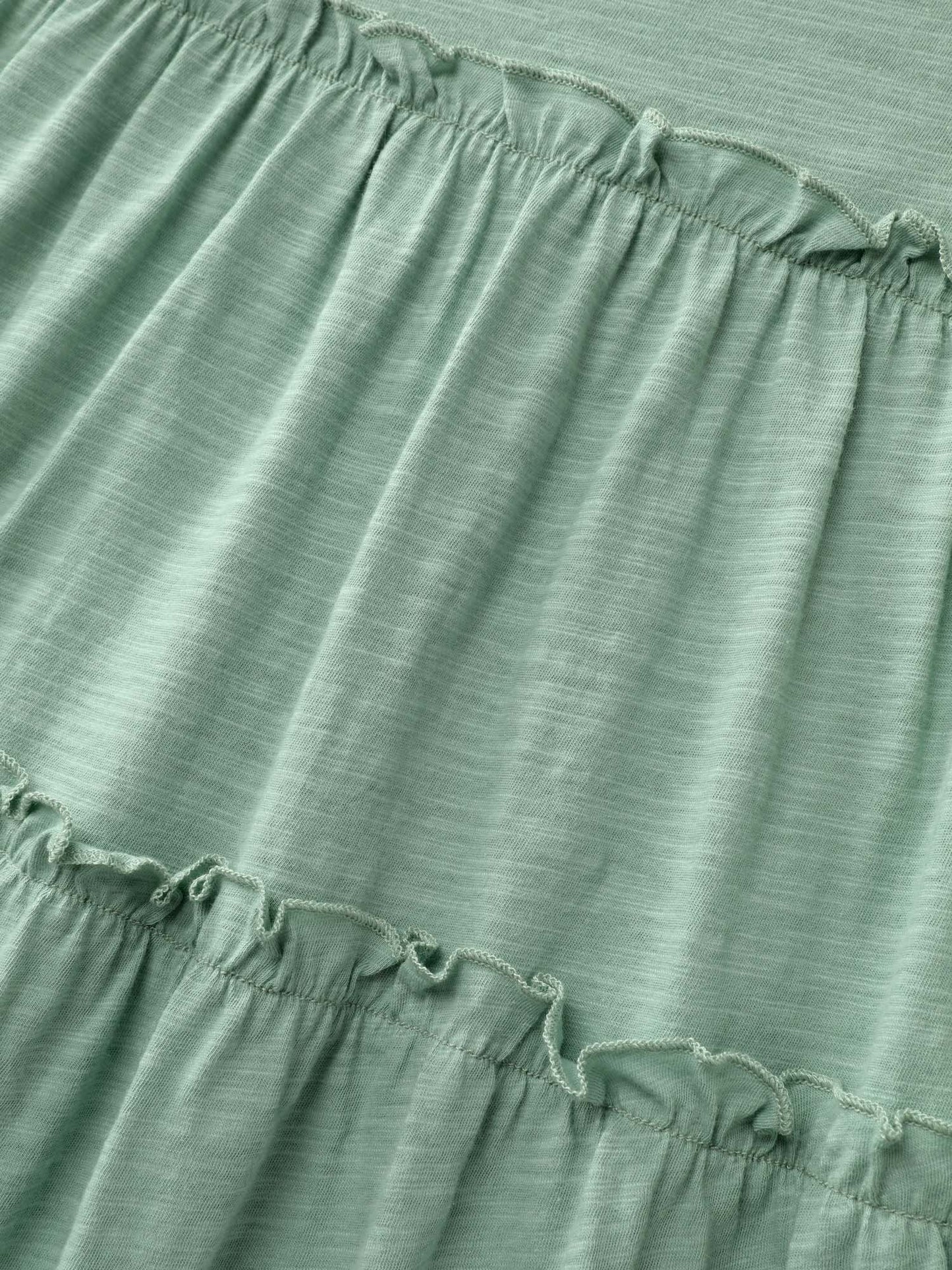 Pure Cotton Stretchy Lace Trim T-Shirt