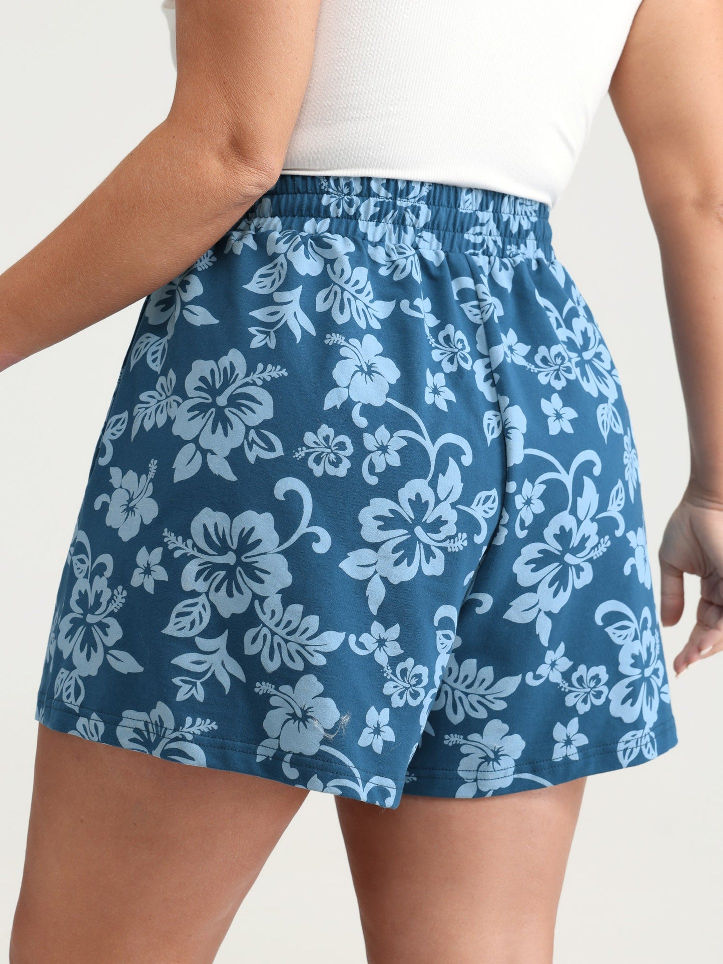 Pure Cotton Beach Floral Print Shorts