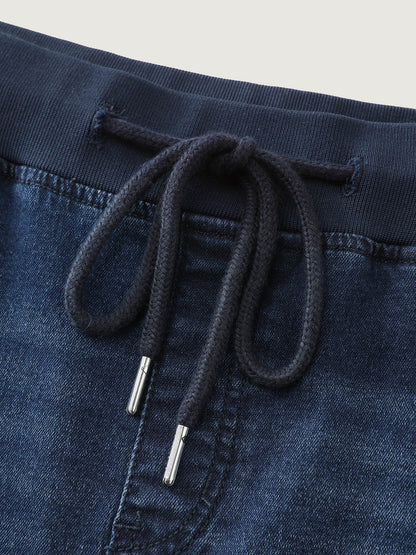 Stretchy Drawstring Waist Bootcut Pants