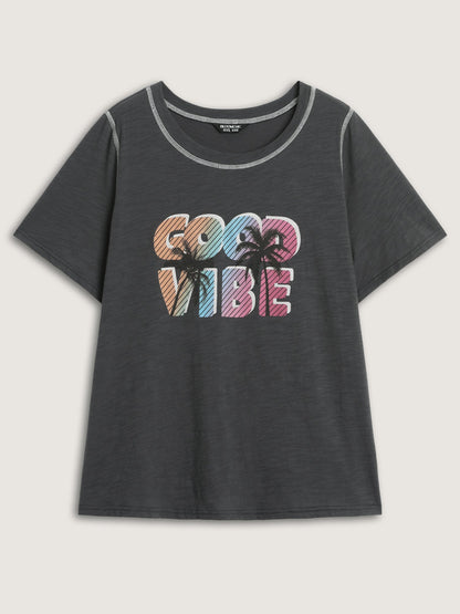 Good Vibes Pure Cotton T-Shirt