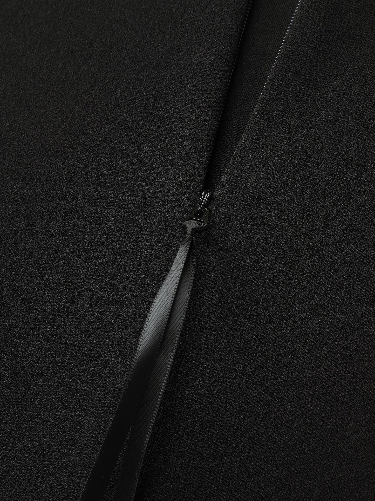 Stretchy Button Detail Fit And Flare Midi Dress