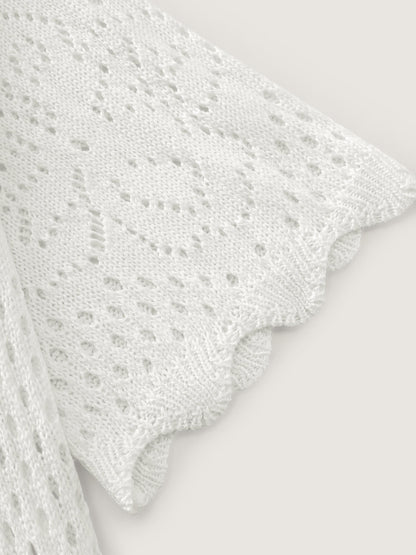 Hollow-Out Front-Tie Swim Cover-Up
