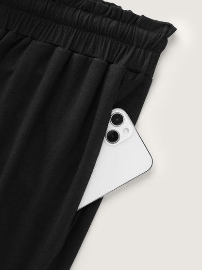 Supersoft Shirred Drawstring Waist Pants