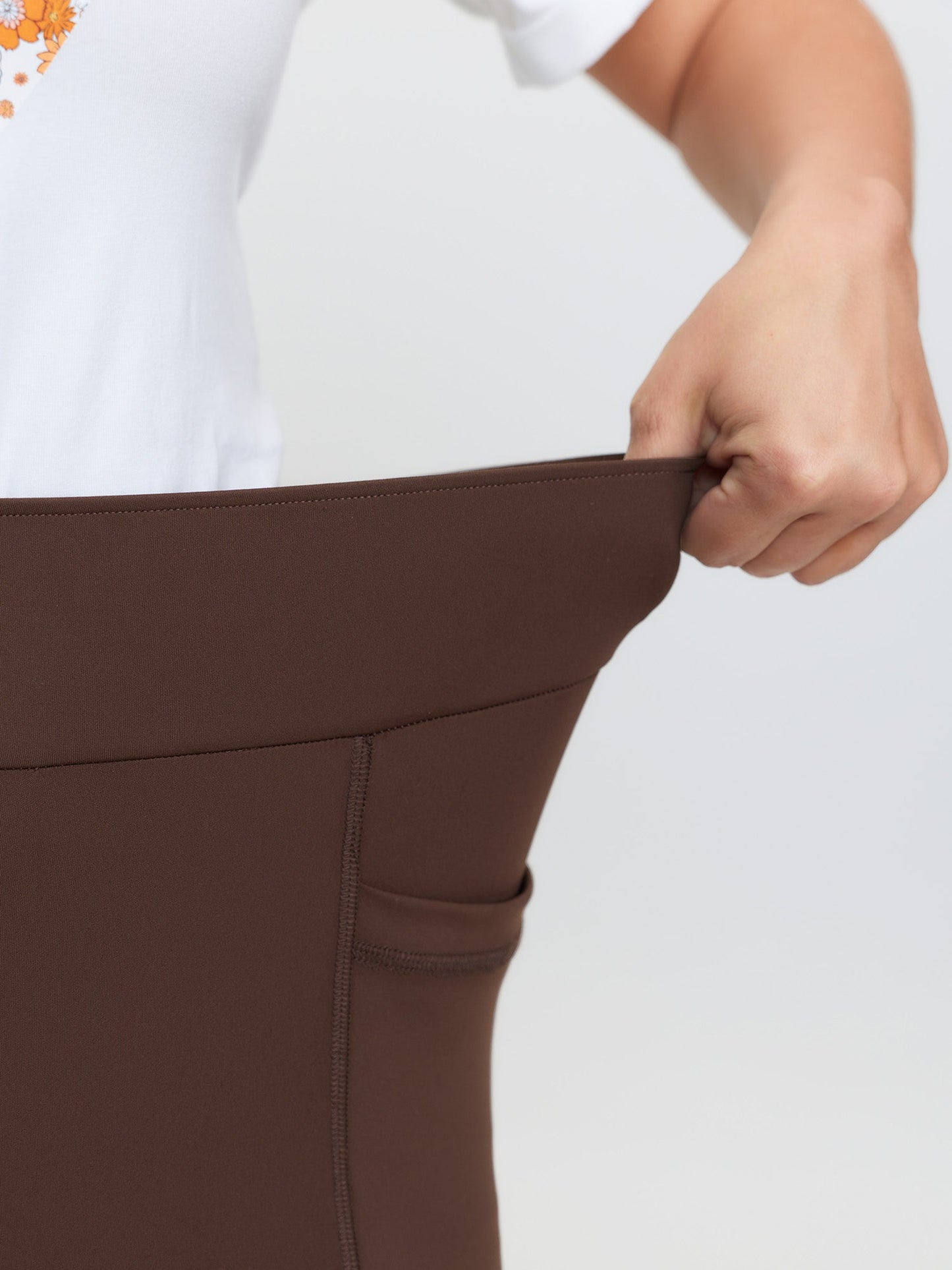 Super Stretchy Crisscross Detail Pockets Leggings