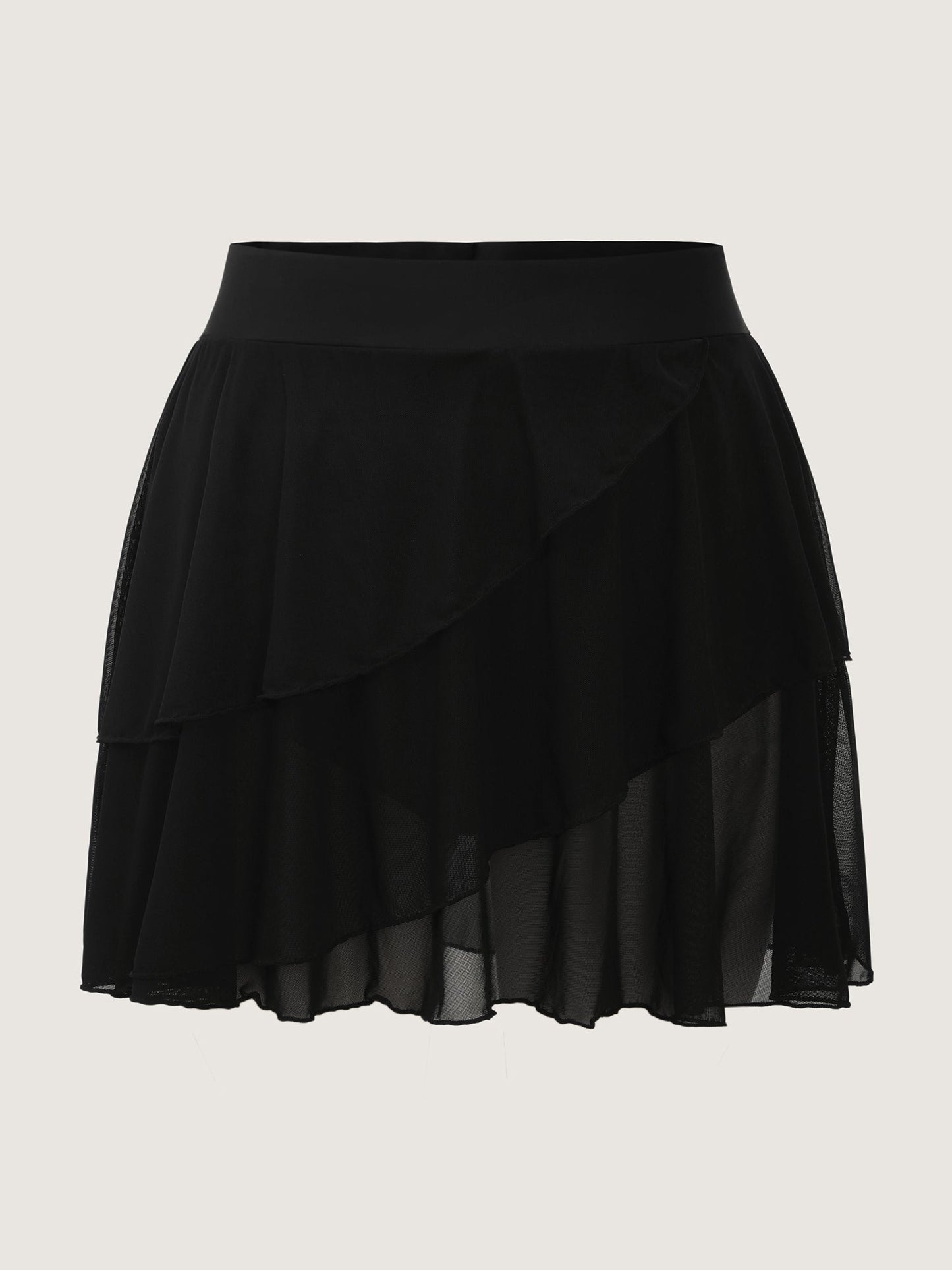 Sheer Layered Swim Bottoms