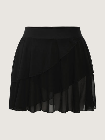 Sheer Layered Swim Bottoms