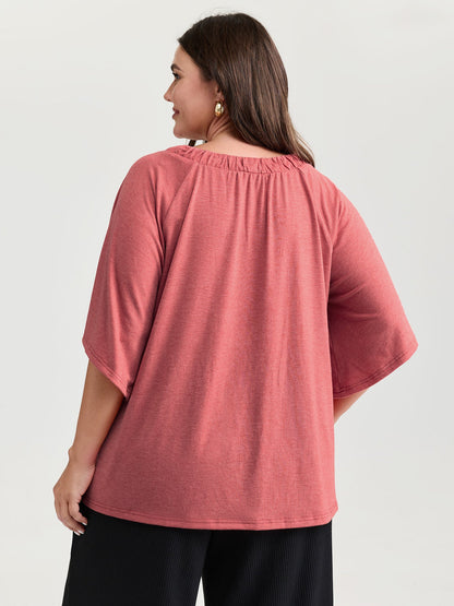 Supersoft Bust-Friendly Flowy Plain Top