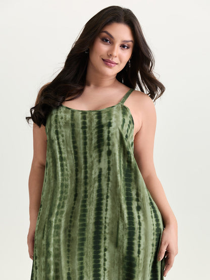 Tie-Dye Effect Cami Maxi Dress