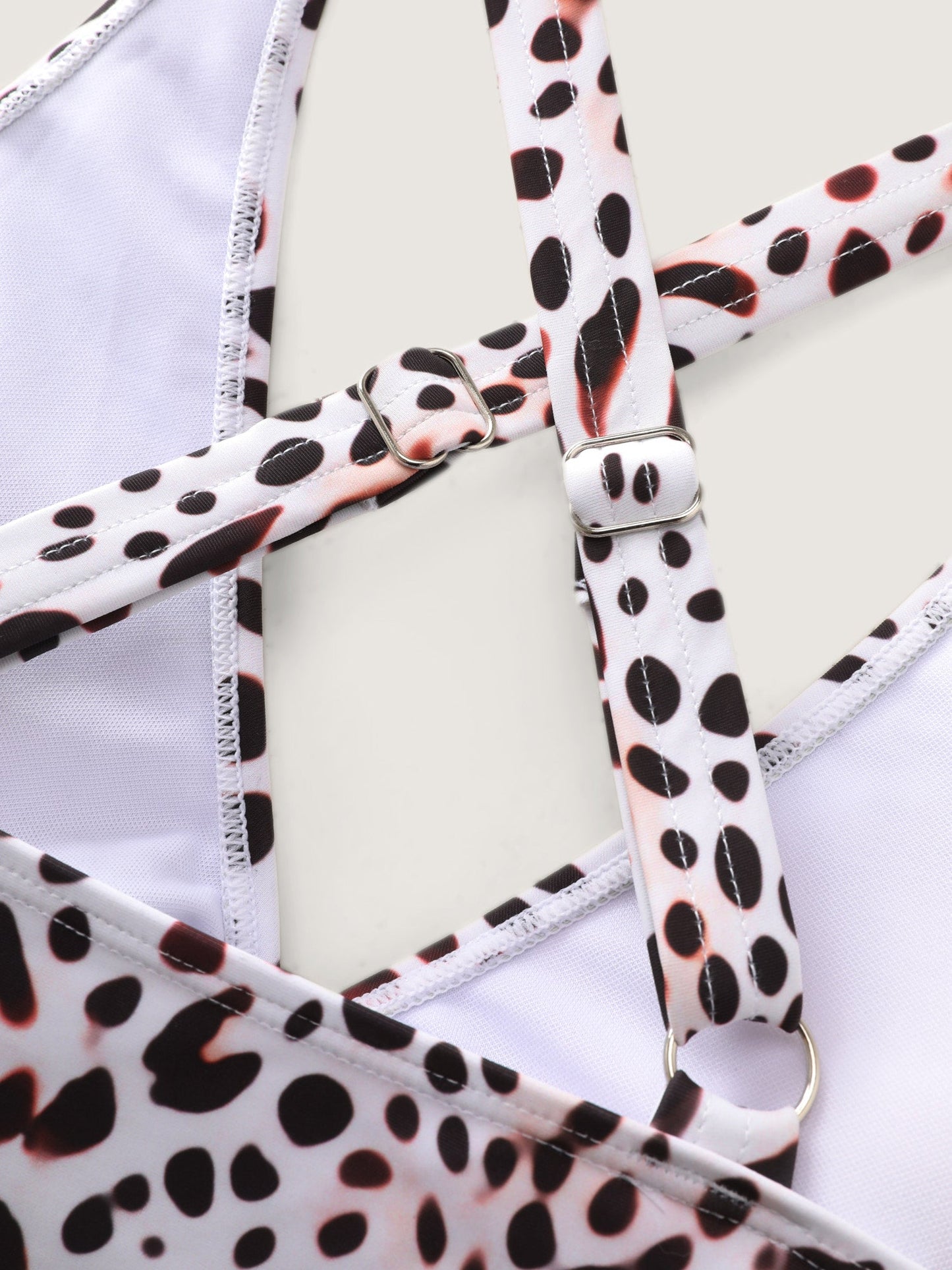 Leopard Print Hips Coverage Swim Dress