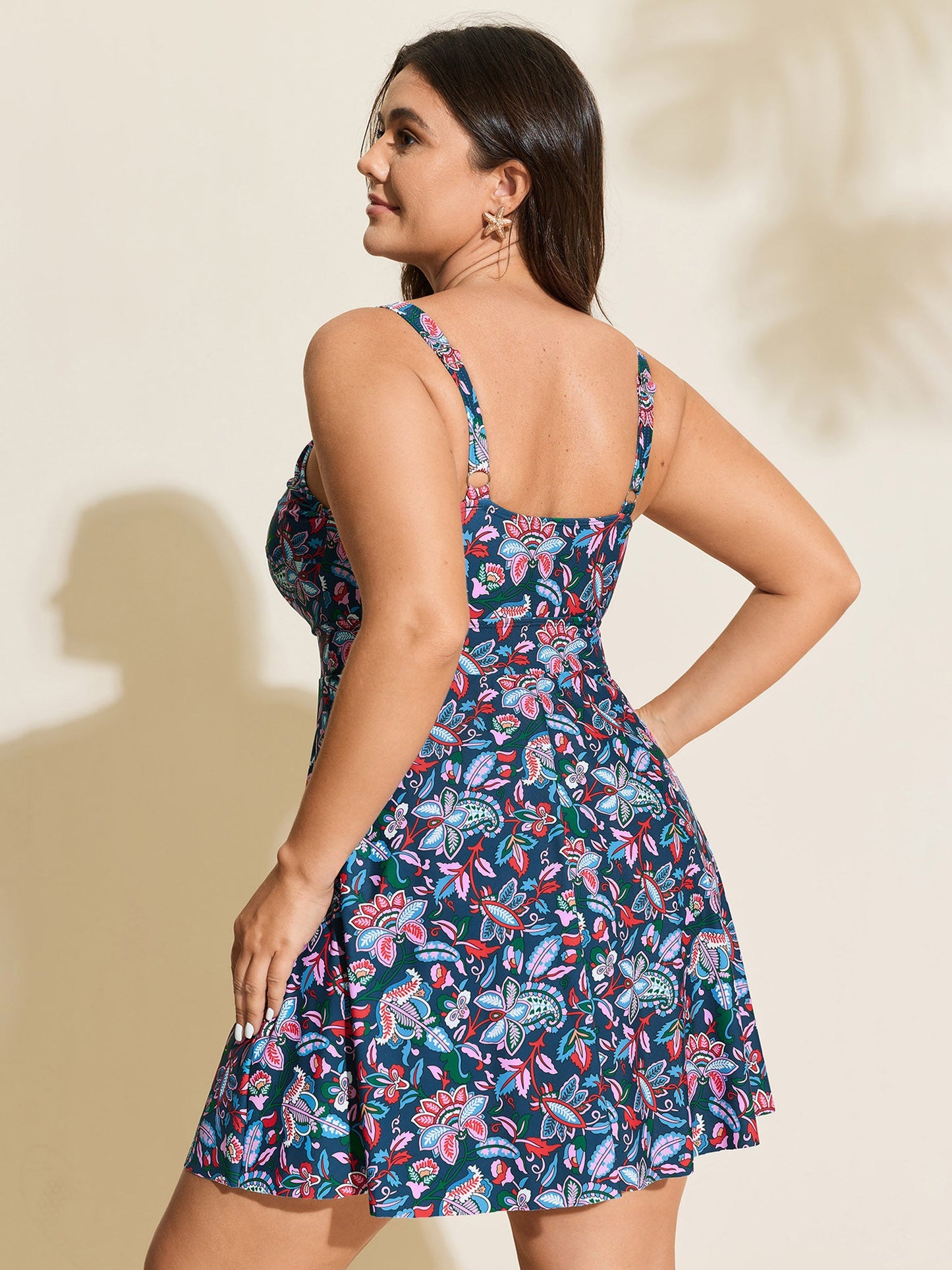 Sunkissed Floral Print Swim Dress