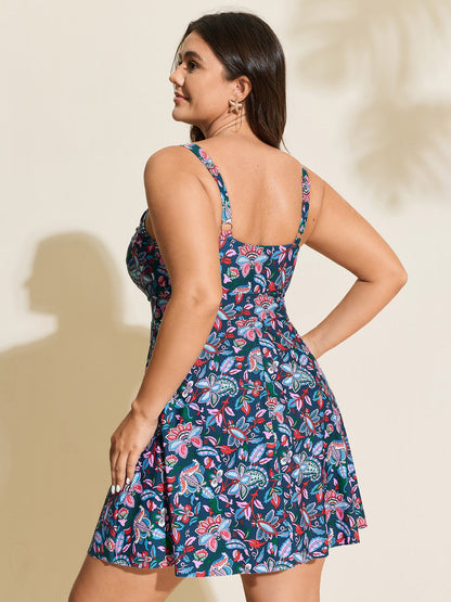 Sunkissed Floral Print Swim Dress
