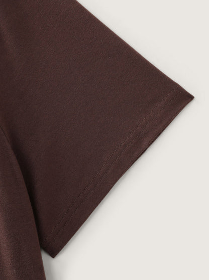 Supersoft Cinched-Waist Plain Mini Dress