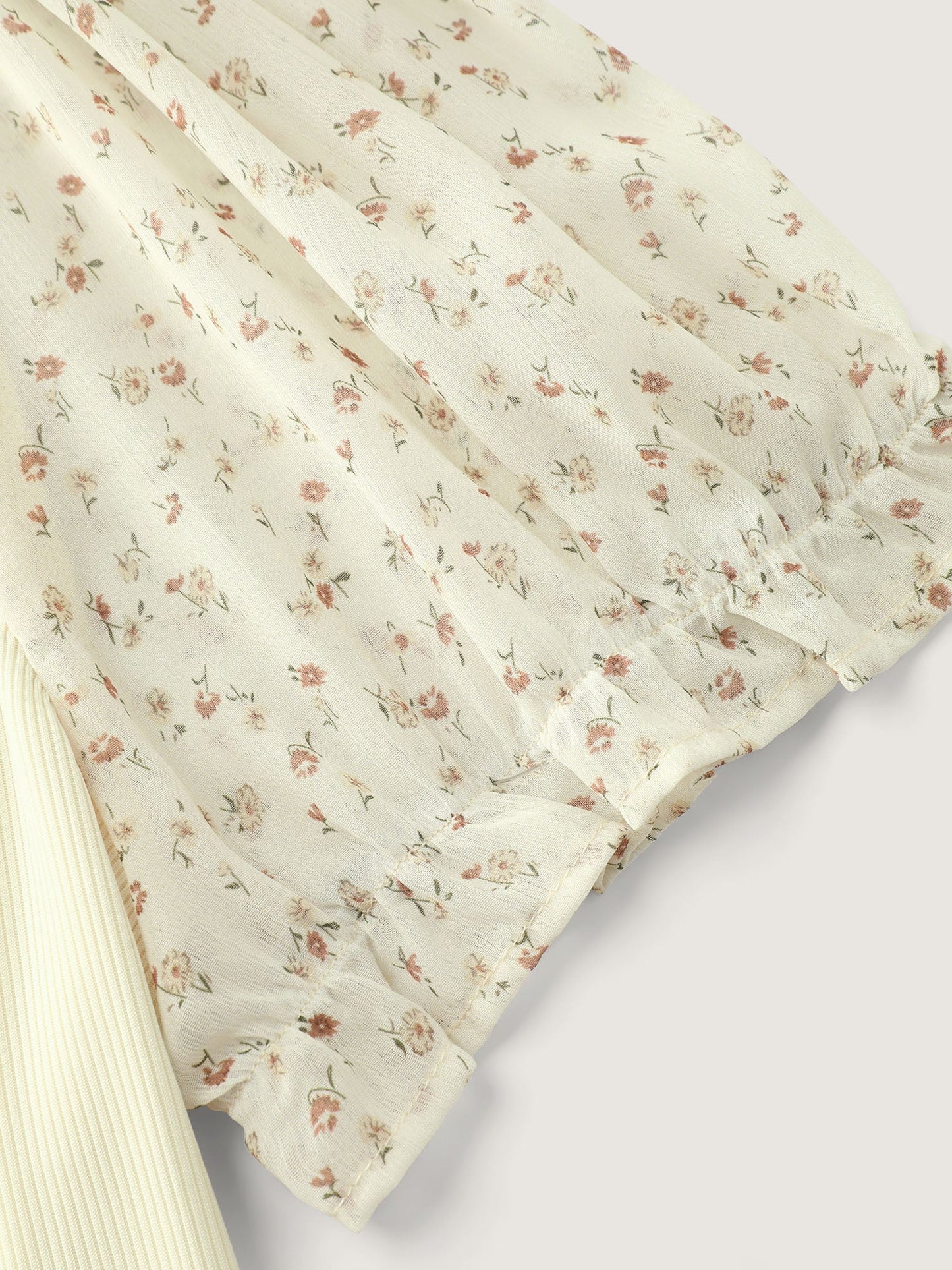 Stretchy Sheer Drawstring Neckline Top