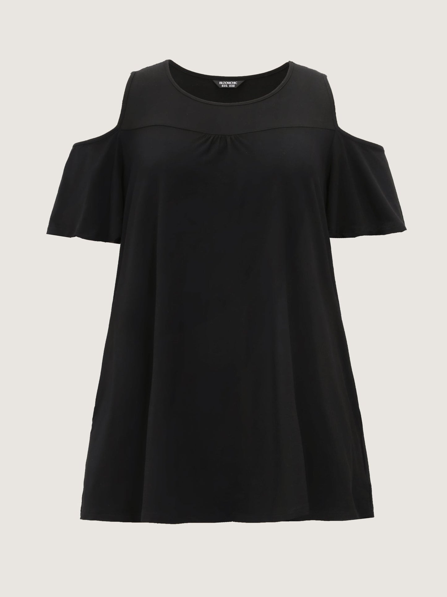 Supersoft Bust-Friendly Shoulder Cut-Out T-Shirt
