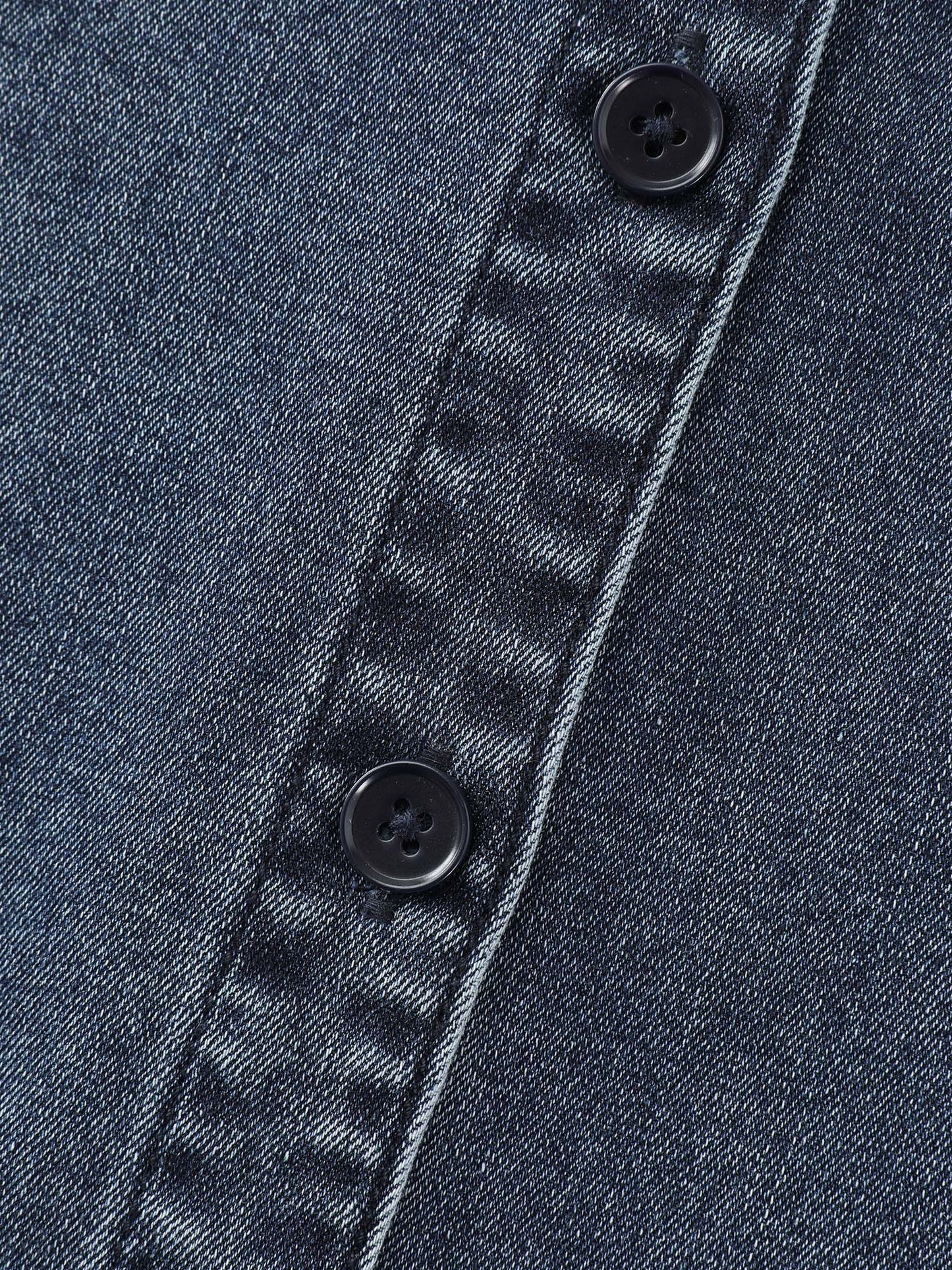 Stretchy Lotus Leaf Sleeve Denim Top