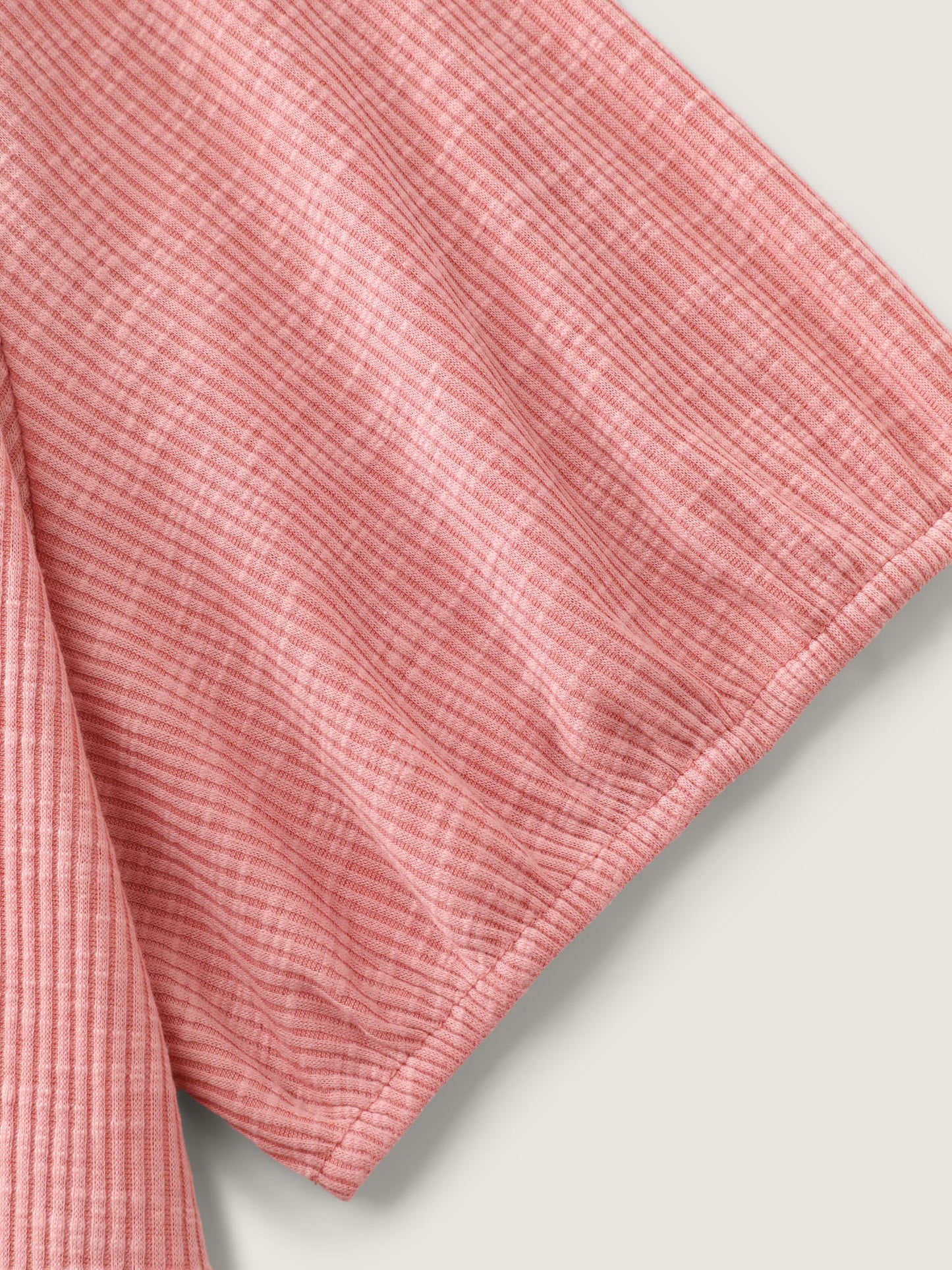 Stretchy Ruffled Neckline Tiered Knit Top