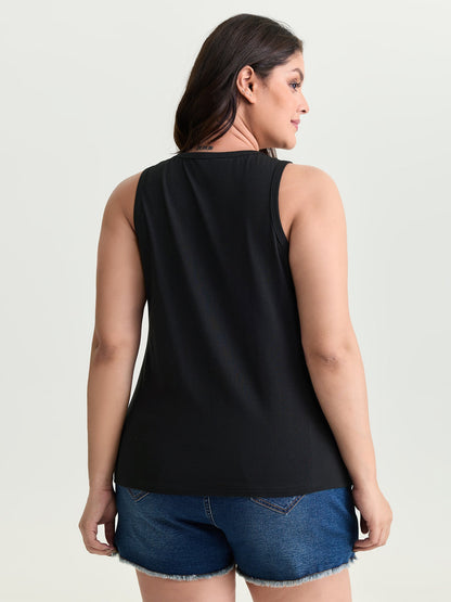Cotton Island Energy Colorful Motif Tank Top