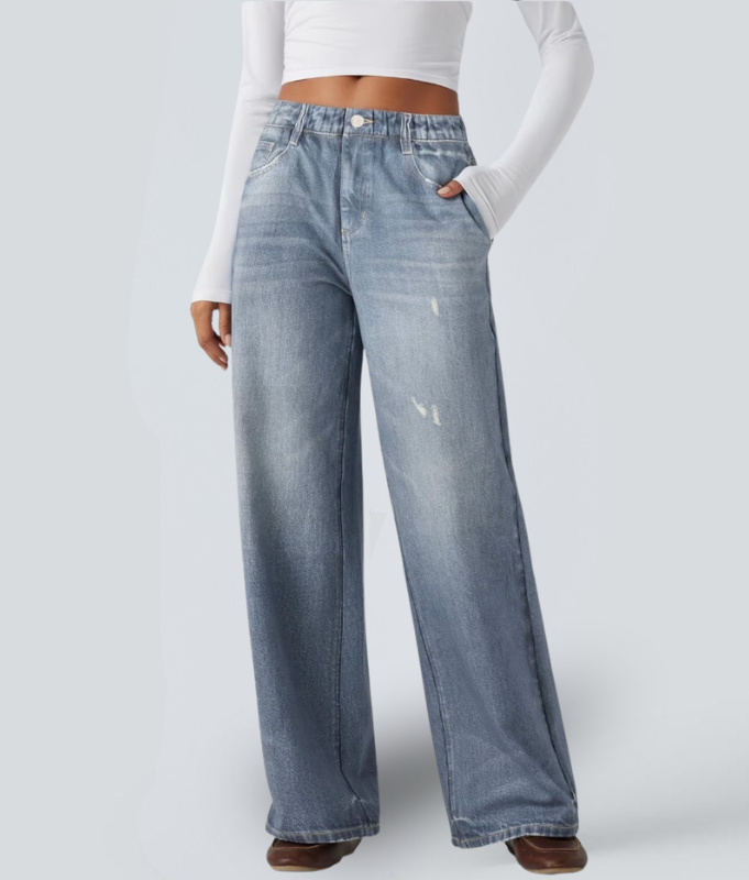 💥 This Week Only: 50% Off 🔥 Wide Leg Jeans (S-6XL)