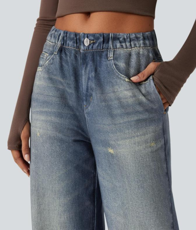 💥 This Week Only: 50% Off 🔥 Wide Leg Jeans (S-6XL)