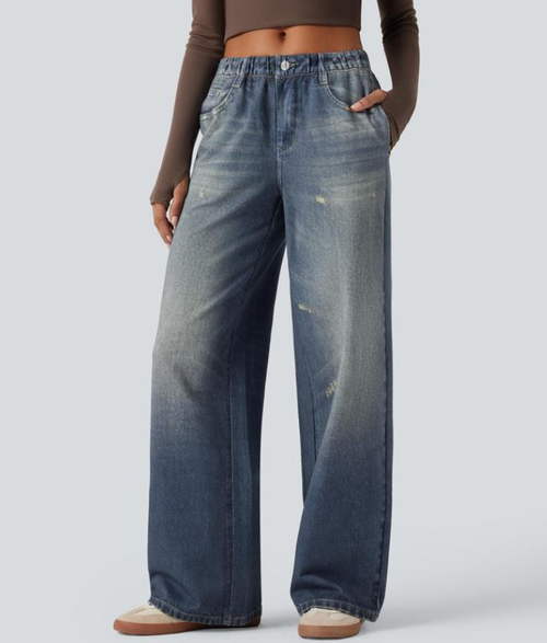 💥 This Week Only: 50% Off 🔥 Wide Leg Jeans (S-6XL)