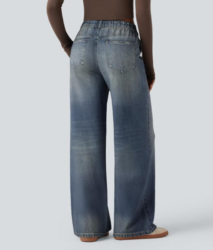 💥 This Week Only: 50% Off 🔥 Wide Leg Jeans (S-6XL)